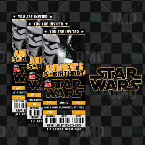 Star Wars Cartoon Party Popcorn Boxes – Cartoon Invites
