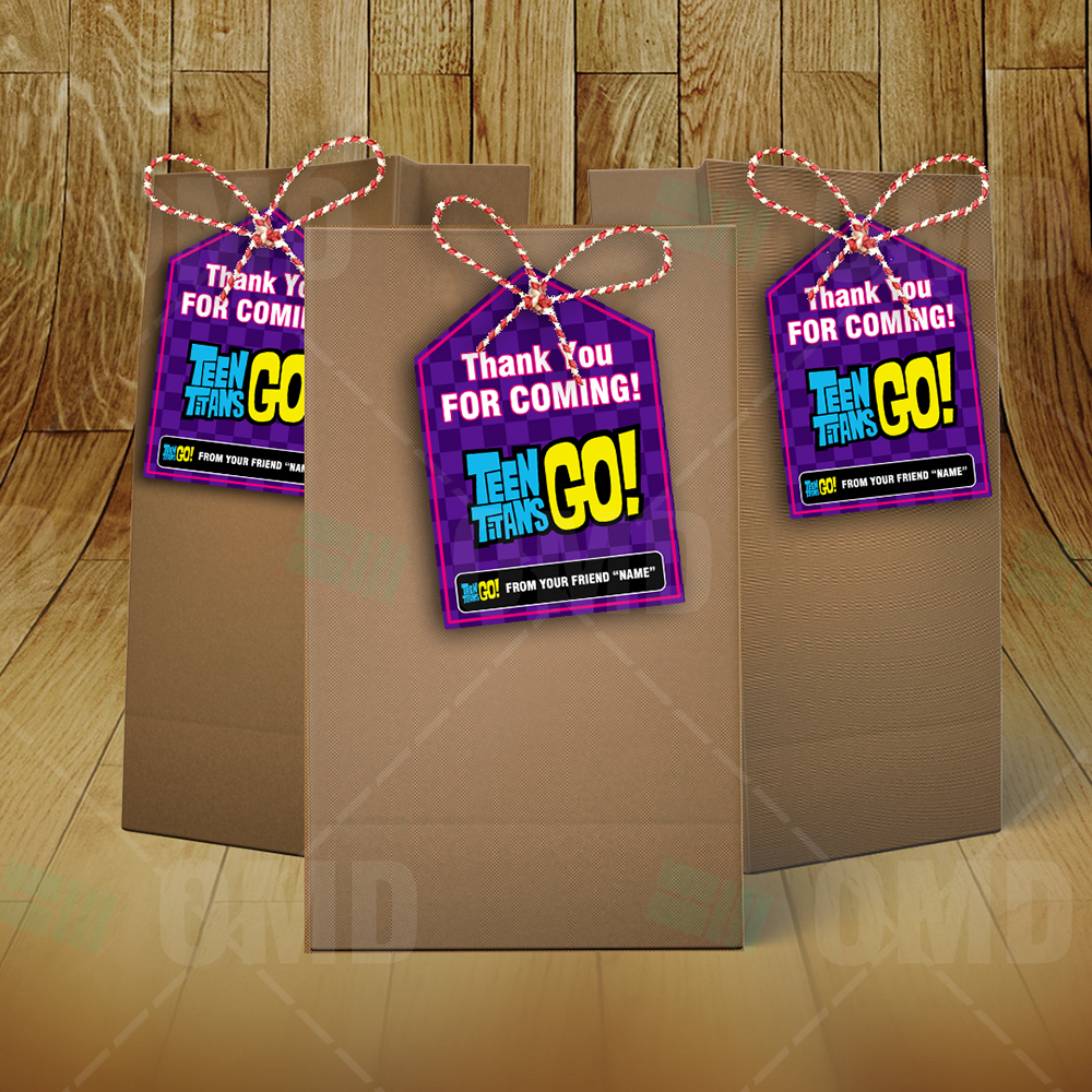 Teen Titans Go! Personalised Items Drink Bottles, Lunch Bag, Gym Bag, Apron