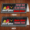 Angry Birds Party Bottle Labels – Cartoon Invites