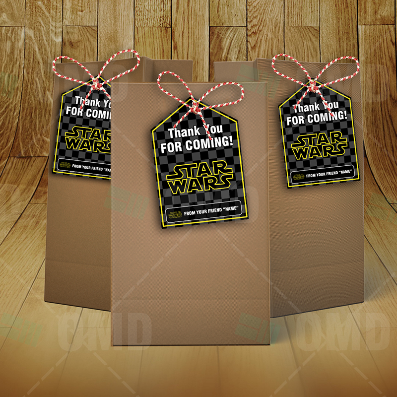 star wars party favor bags