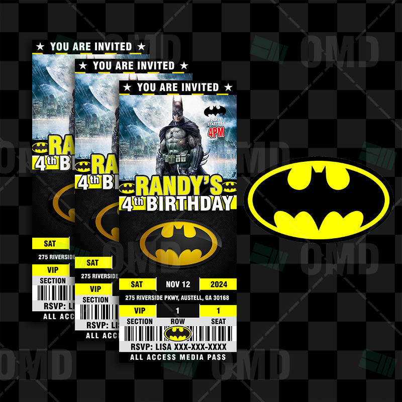 Batman Party Bottle Labels – Cartoon Invites