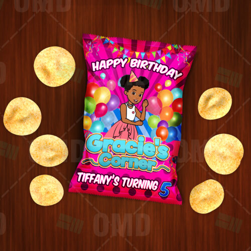 Gracie s Corner Birthday Party Potato Chip Bags Cartoon Invites gracie-s-corner-birthday-party-potato-chip-bags-cartoon-invites